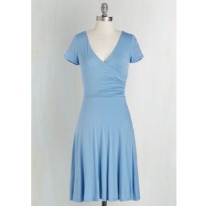 Modcloth Botanical Breakfast Dress in Sky